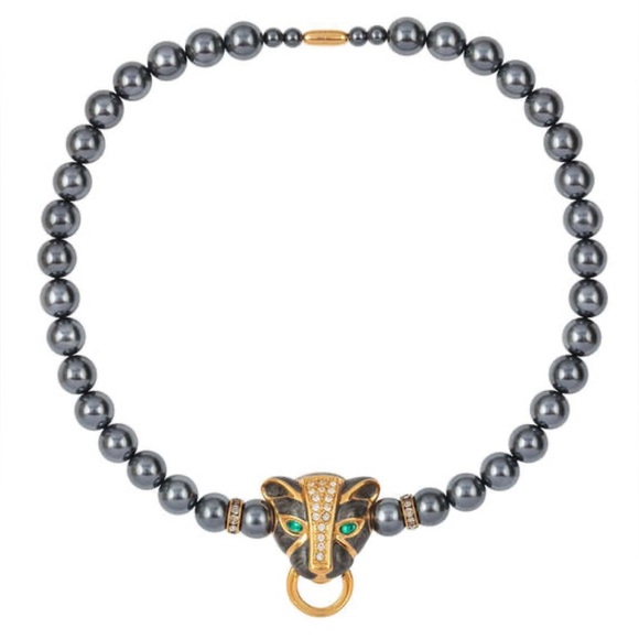 KJL For Avon Duchess Collection Panther Necklace (Susan Caplan Rediscovered) - Picture 1 of 14